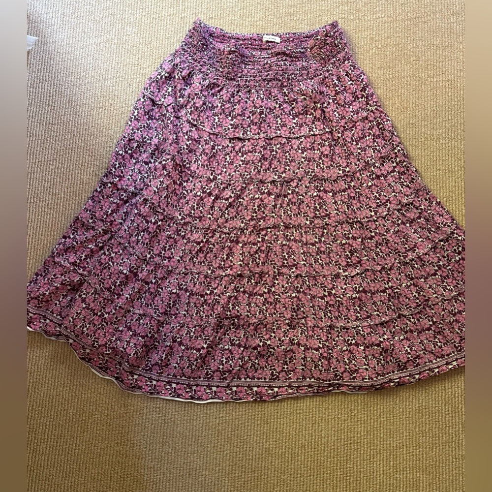 Max Studio Violet Patterned Skirt